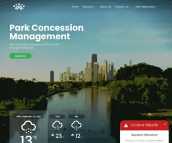 Parkconcessions.com(Park Concession Management) Screenshot