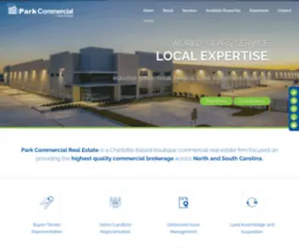 Parkcre.com(Park Commercial Real Estate) Screenshot