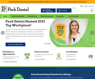 Parkdental.com(Dentist Minneapolis) Screenshot