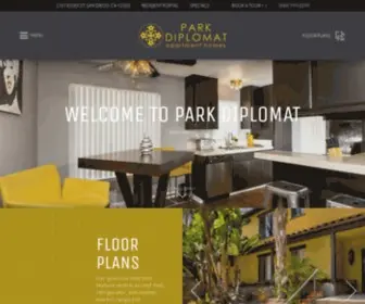 Parkdiplomat.com(Apartments for Rent in San Diego) Screenshot