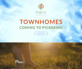 Parkdistricttownhomes.ca(Parkdistricttownhomes) Screenshot