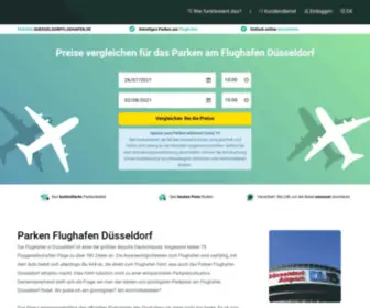 Parken-Duesseldorfflughafen.de(Parken Flughafen Düsseldorf) Screenshot