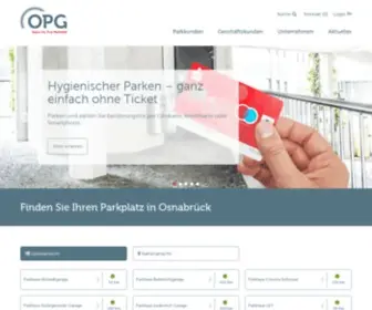 Parken-Osnabrueck.de(Finden Sie jetzt Ihren freien Parkplatz in Osnabrück) Screenshot