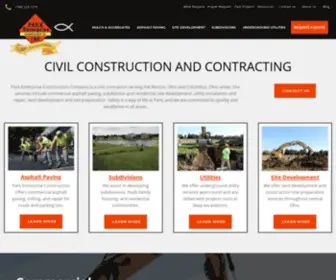 Parkenterpriseconstruction.com(Park Enterprise Construction) Screenshot