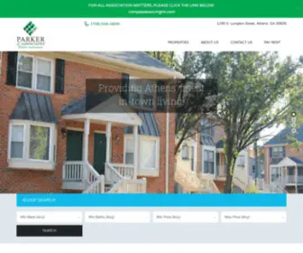 Parkerandassociates.com(Rental Services) Screenshot