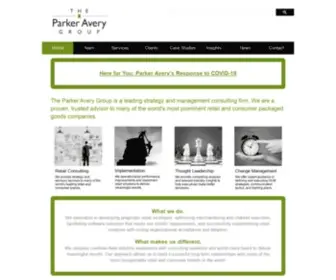 Parkeravery.com(Retail Consulting) Screenshot