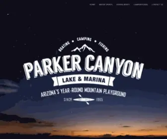 Parkercanyonlake.com(Arizona's Year Round Playground) Screenshot