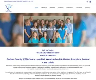 Parkercountyvet.com(Parker county vet hospital) Screenshot