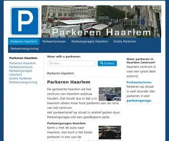 Parkeren-Haarlem.nl(Parkeren Haarlem) Screenshot