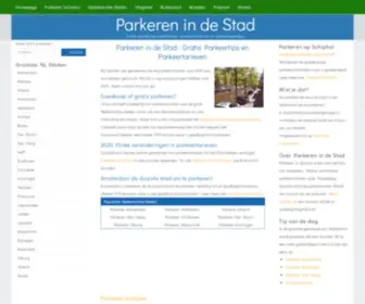 Parkerenindestad.nl(Parkeren in de Stad) Screenshot