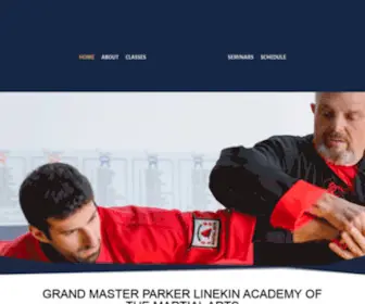 Parkerlinekin.com(Parker Linekin's Academy of Martial Arts) Screenshot