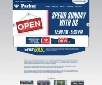 Parkerpawn.com(Parker Pawn & Jewelry) Screenshot