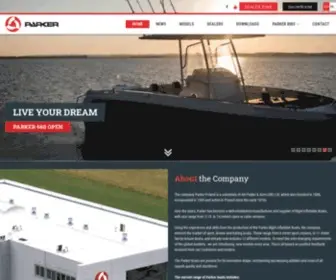 Parkerpoland.eu(Manufacturer motorboats 6.6 m to 8 m. we offer 4 different boat out) Screenshot