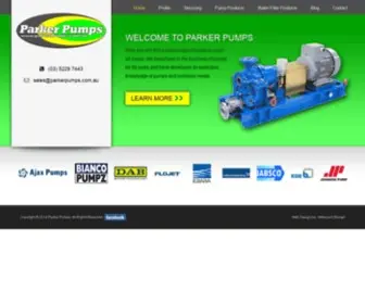 Parkerpumps.com.au(Parker Pumps) Screenshot