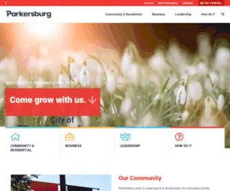 Parkersburgia.com(City of Parkersburg) Screenshot