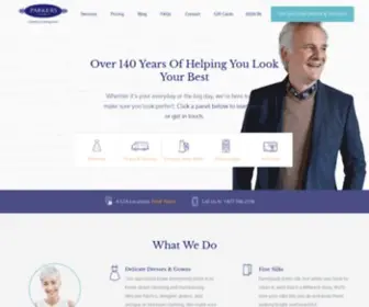 Parkersdrycleaners.com(Over 100 years of helping you look your best) Screenshot