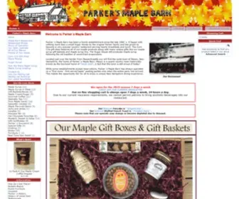 Parkersmaplebarn.com(Parker`s Maple Barn) Screenshot