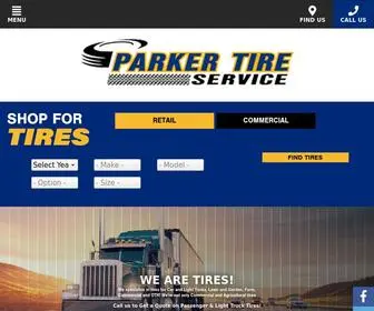 Parkertireservice.com(Delta OH Tires & Auto Repair Shop) Screenshot