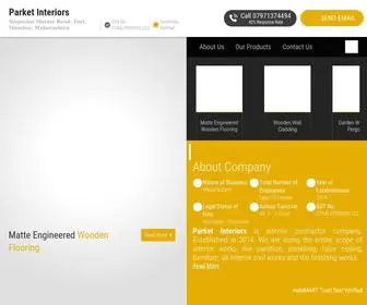 Parketinterior.com(Parket Interiors) Screenshot