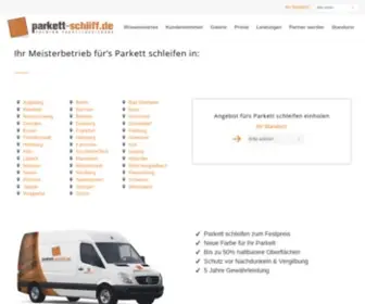 Parkett-SChliff.de(Parkett schleifen) Screenshot