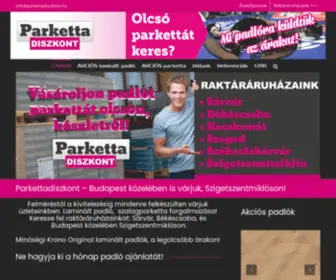 Parkettadiszkont.hu(Országos hálozat) Screenshot