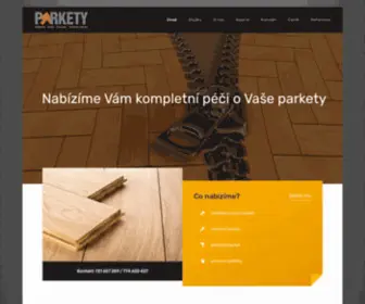 Parkety-Servis.cz(Renovace parket) Screenshot