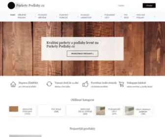 Parketypodlahy.cz(Podlahy a parkety za skvělé ceny) Screenshot