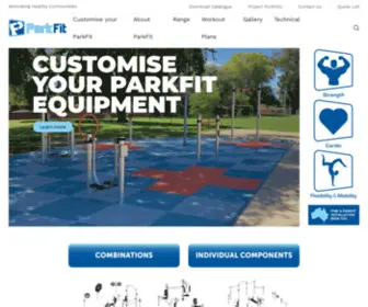 Parkfitaust.com.au(Outdoor Fitness Equipment) Screenshot