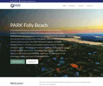 Parkfollybeach.com(PARK Folly Beach) Screenshot