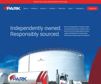 Parkfuels.com.au(Park Fuels) Screenshot