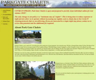 Parkgatechalets.com(Parkgate Chalets) Screenshot