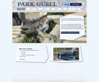 Parkguell.es(Park Güell.es) Screenshot