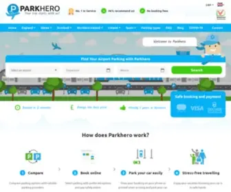 Parkhero.co.uk(Compare and Book Airport Parking Online Easily with Parkhero) Screenshot