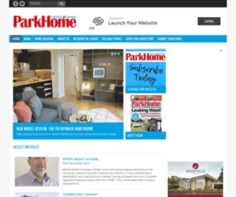 Parkhomemagazine.co.uk(Park Home & Holiday Caravan Magazine) Screenshot