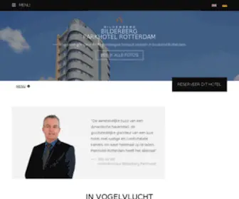 Parkhotelrotterdam.nl(Hotel in Rotterdam reserveren) Screenshot