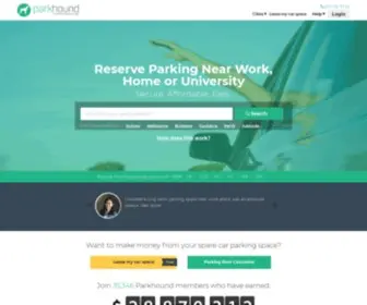 Parkhound.com.au(Car Parking for Rent Across Australia) Screenshot