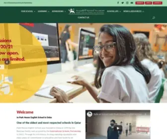 Parkhouseschool.com(Best British Schools in Qatar) Screenshot