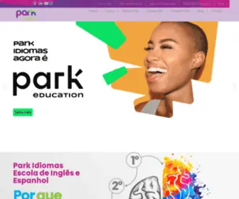 Parkidiomas.com.br(Park Idiomas · Cursos de Inglês e Espanhol) Screenshot