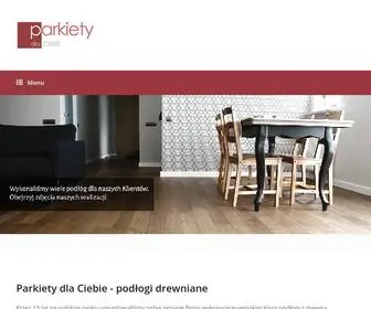 Parkietydlaciebie.pl(Podłogi drewniane Warszawa) Screenshot