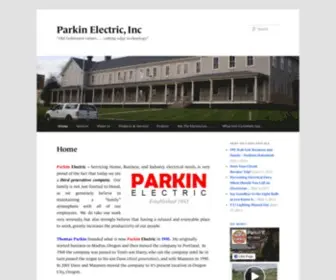 Parkinelectric.com(Parkin Electric) Screenshot