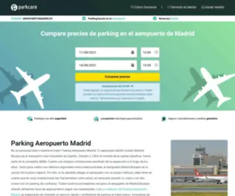 Parking-Aeropuertomadrid.es(Parking Aeropuerto Madrid) Screenshot