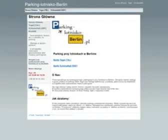 Parking-Lotnisko-Berlin.pl(Parking lotnisko Berlin Tegel & Schoenefeld) Screenshot