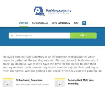 Parking.com.my(Malaysia Parking Rate Directory) Screenshot