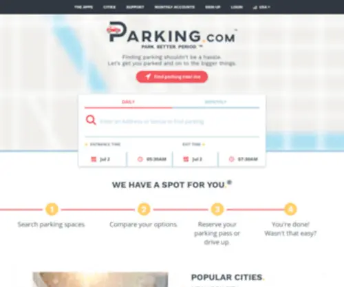 Parking.com(Park) Screenshot