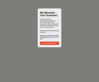 Parkingcrew.net(We Monetize Your Domains) Screenshot