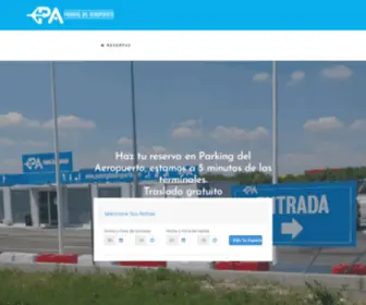 Parkingdelaeropuerto.com(Est) Screenshot