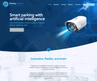 Parkingdetection.com(Smart solution for parking lots) Screenshot