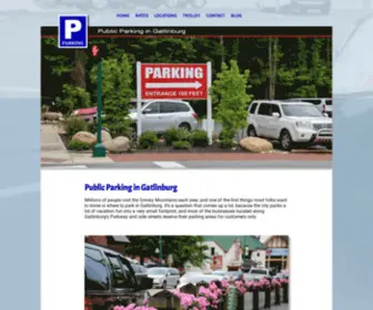 Parkingingatlinburg.com(Where to Park in Gatlinburg) Screenshot