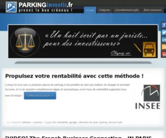 Parkinginvestir.fr(Business) Screenshot