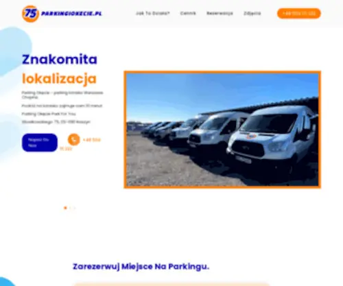 Parkingiokecie.pl(Parking Okęcie) Screenshot